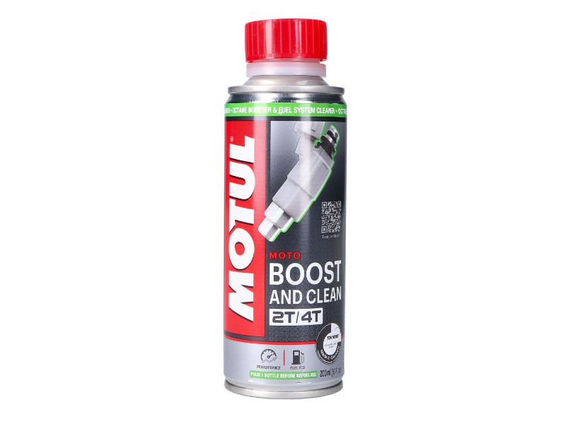 Obrázok z čistič palivového systému / oktánový zosilňovač Motul Boost and Clean 200ml pre benzínové motory