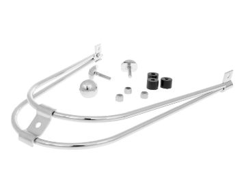 Obrázok z Predný nárazník od Buzzetti, pochrómovaný pre Piaggio Liberty 50, 125, 150