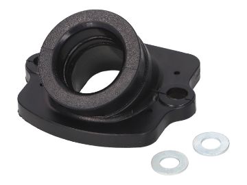 Obrázok z príruba sania 23mm odblok. krátka pre Piaggio 2-takt