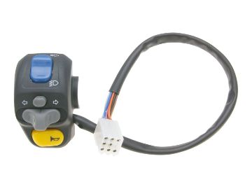 Obrázok z prepínač ľavý - smerovky,  svetlá stret-diaľkové, klaksón  pre Rieju RR 50 (-2000), MH RYZ