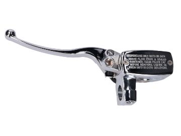 Obrázok z Brzdový valec ľavý 25mm Retro China skúter chróm pre Benzhou, Firenze, Adly, Flex Tech