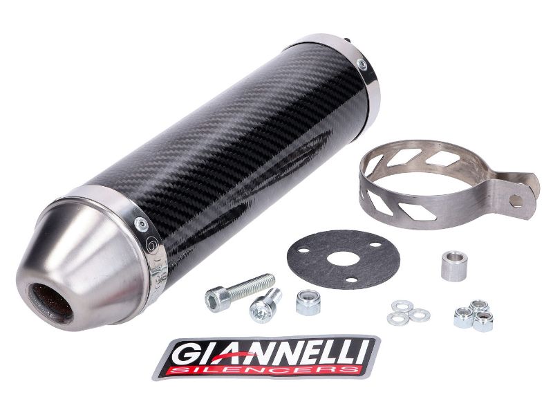 Obrázok z tlmič výfuku Giannelli carbon pre Aprilia RS 50 99-06, Tuono 50 03-06