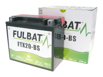 Obrázok z Batéria Fulbat FTX20-BS MF bezúdržbová