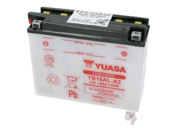 Obrázok z Batéria Yuasa YuMicron YB16AL-A2 bez elektrolytu v balení