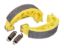 Obrázok z Brzdové čeľuse Malossi Brake Power 100x20mm zad.