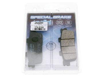 Obrázok z brzdové doštičky Polini organic pre Peugeot, SYM, TGB