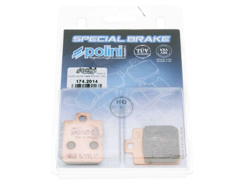 Obrázok z brzdové platničky Polini sintered pre Gilera Piaggio Vespa