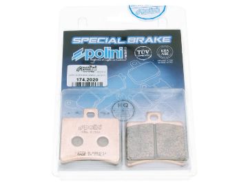 Obrázok z brzdové doštičky Polini sintered pre Aprilia SR50, Scarabeo, Baotian BT49QT