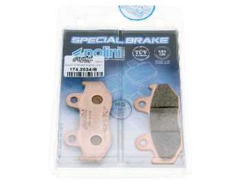 Obrázok z brzdové platničky Polini sintered pre Suzuki AN Burgman 250, 400 96-00