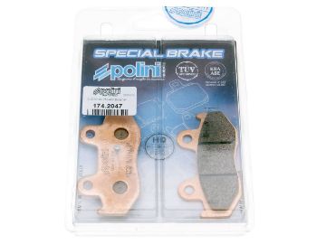 Obrázok z brzdové platničky Polini sintered pre Suzuki AN Burgman 250, 400 01-06