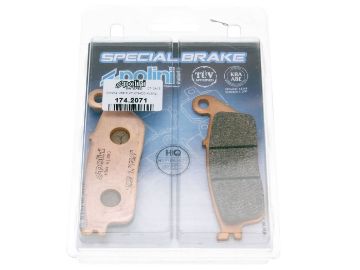 Obrázok z brzdové platničky Polini sintered pre Honda strieborná pre Wing