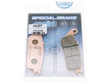 Obrázok z brzdové platničky Polini sintered pre Kymco Xciting 400i, Daelim, Kawasaki