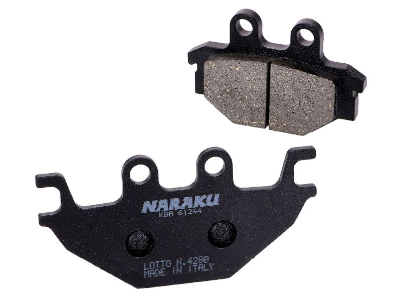 Obrázok z brzdové platničky Naraku organic pre Kymco KXR, MXU, Maxxer, UXV, SYM Quad Lander, Yamaha MT, YZF-R