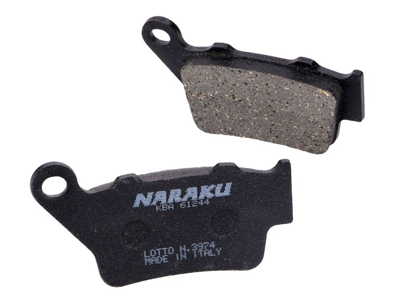Obrázok z brzdové platničky Naraku organic, vzadu pre KTM Duke 125, 390