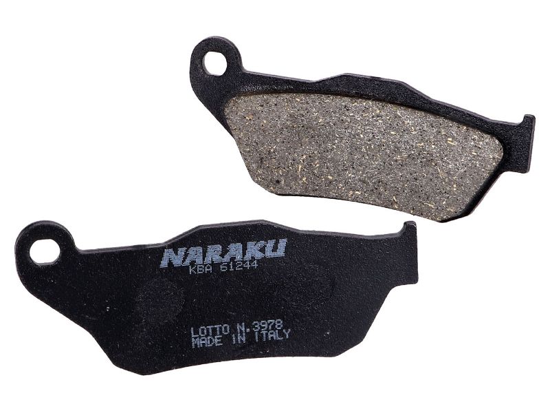 Obrázok z brzdové platničky Naraku organic pre MBK Skycruiser 125i, Yamaha X-Max 125i, 250i