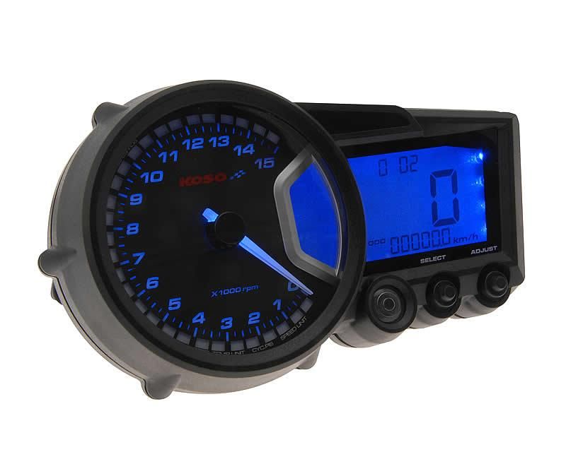 Obrázok z Tachometer multifunkčný Koso RX2 GP Style