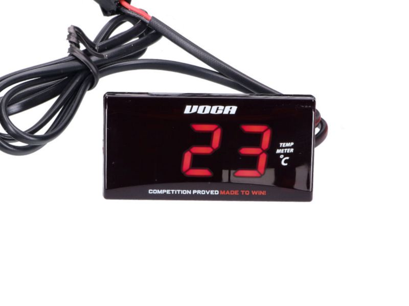 Obrázok z teplomer VOCA Racing TEMP METER 0-120°C, červený