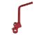 Obrázok z nakopávačka -štart páka ALU červená farba Derbi EBE, D50B0