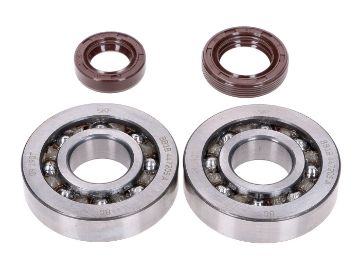 Obrázok z Ložiská kľukového hriadeľa - sada Naraku SKF, FKM Premium C4 polyamid pre Kymco, SYM vertikálne