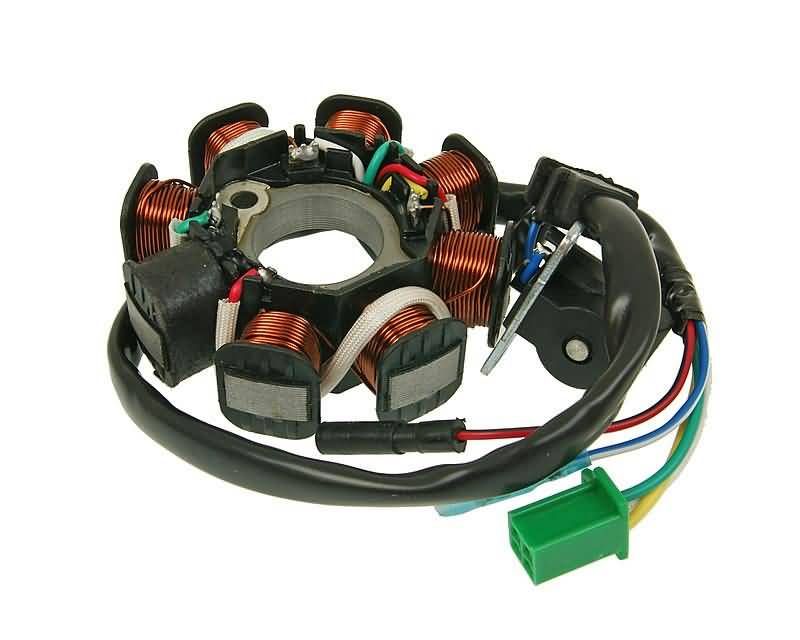 Obrázok z alternátor stator 8-cievok pre GY6 125/150cc