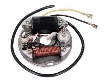 Obrázok z prerušovač statora alternátora 6V 17W v smere hodinových ručičiek pre Puch Maxi E50