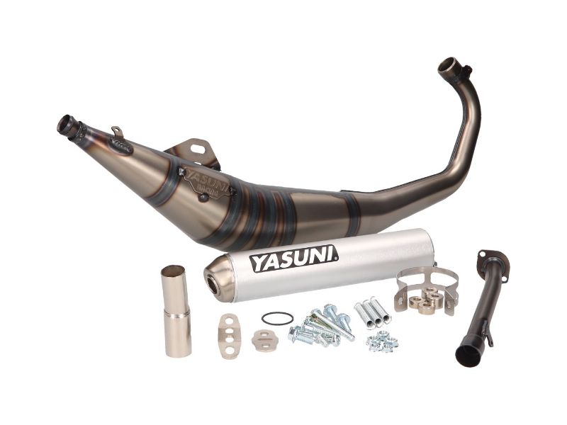 Obrázok z výfuk Yasuni R1 MAX aluminum pre Aprilia RS50, MBK X-Power, Rieju RS, MH RX, Yamaha TZR