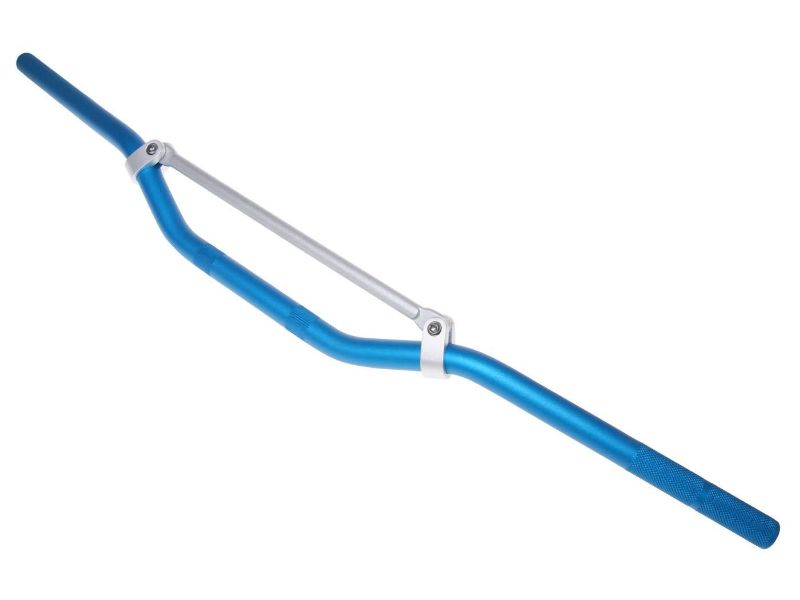 Obrázok z Riadidlá motorcross  aluminum s priečkou  modrá farba 22mm - 810mm