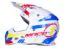 Obrázok z prilba Motocross Trendy T-902 Mach-1 biela / modrá / červená - veľkosť S (55-56)