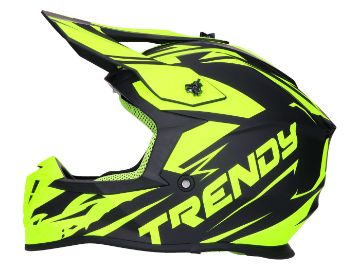 Obrázok z prilba Motocross Trendy T-903 Leaper matná čierna / fluo žltá - veľkosť XL (61-62)