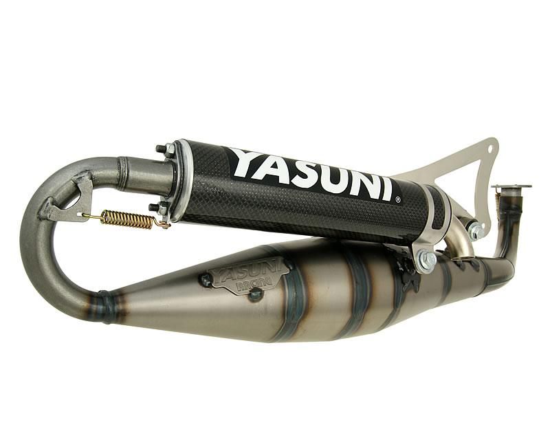 Obrázok z výfuk Yasuni Carrera 16 carbon pre Minarelli horizontal