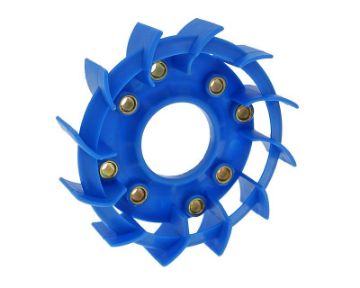 Obrázok z Ventilátor - vrtuľa Naraku Racing modrá farba Kymco, Baotian, GY6 50, 139QMB