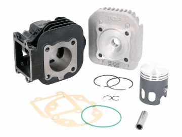 Obrázok z valec sada Top Perpremances čierna farba Trophy 50cc 40mm pre Minarelli vertical