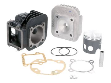 Obrázok z valec sada Top Perpremances čierna farba Trophy 70cc 47mm pre Minarelli vertical