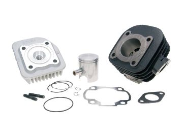 Obrázok z valec sada Polini liatina sport 50cc 10mm piestny čap pre Minarelli horizontal AC