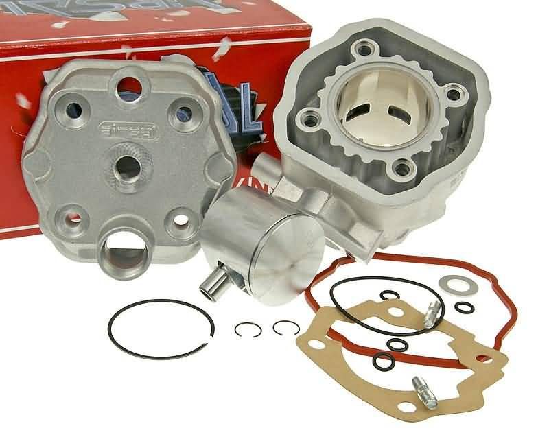 Obrázok z valec sada Airsal Tech-piston 78.5cc 50mm pre Derbi Senda GPR, Gilera GSM SMT RCR Zulu EBE, EBS