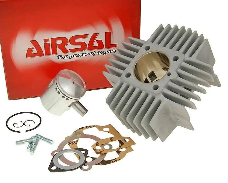 Obrázok z valec sada Airsal racing 68.4cc 45mm pre Puch Automatic s dlhými chladiacimi rebrami