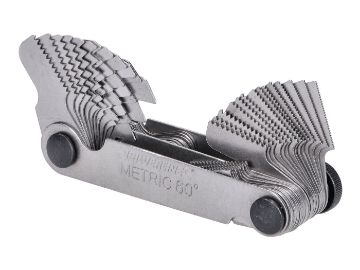 Obrázok z Mierka stúpania závitov metrický / Whitworth 52-dielna