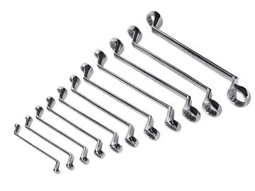Obrázok z sada očkových kľúčov s hlbokým odsadením, 6-32mm 12-dielna