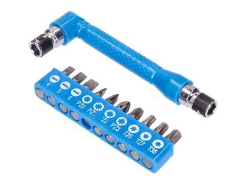 Obrázok z Adaptér uhlový a bity 12-dielna sada