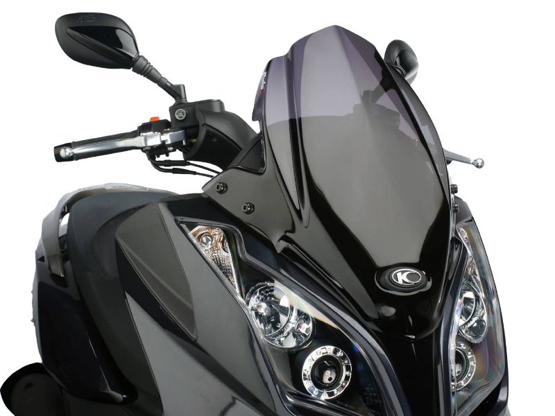 Obrázok z Plexi štít Puig V-Tech Sport tmavý tónovaný pre Kymco Downtown 125i, 300i ABS 09-14