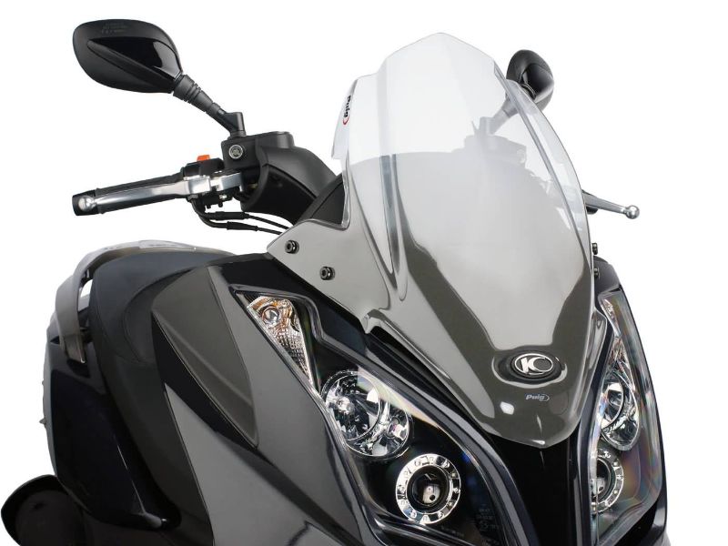 Obrázok z Plexi štít Puig V-Tech Sport transparent / číra pre Kymco Downtown 125i, 300i ABS 09-14