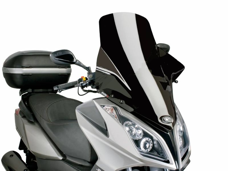 Obrázok z Plexi štít Puig V-Tech Line Touring  čierna farba Kymco Downtown 125i, 300i ABS 09-14