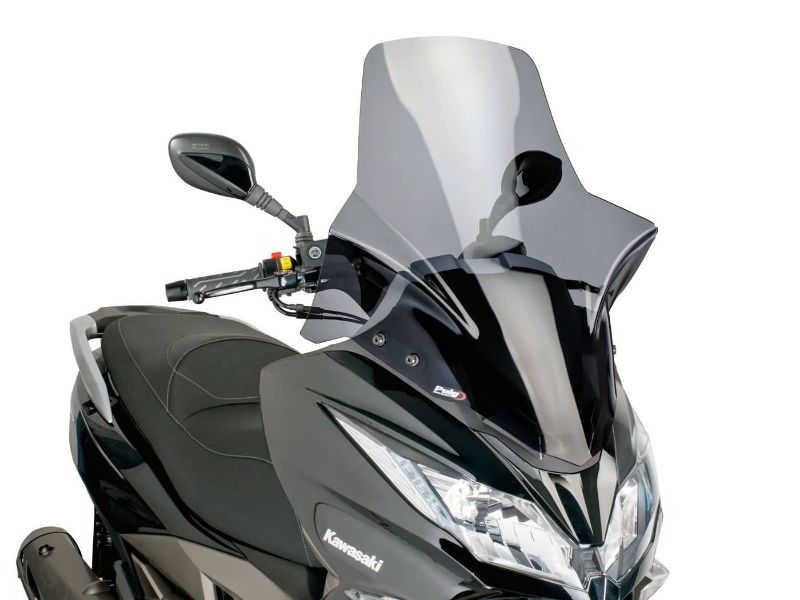 Obrázok z Plexi štít Puig V-Tech Line Touring  tmavý tónovaný pre Kawasaki J300