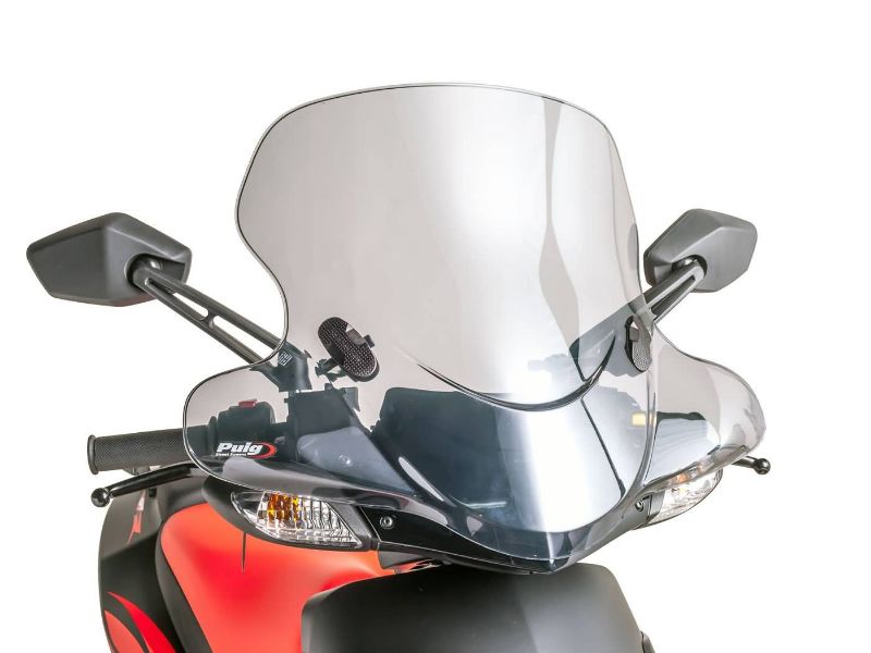 Obrázok z Plexi štít Puig City Touring  tónovaný pre Aprilia SR 50 R 04-17