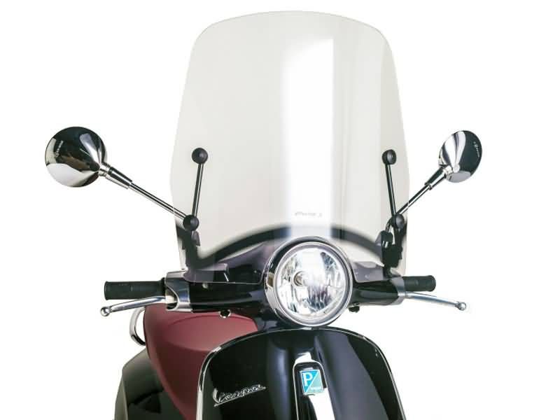 Obrázok z Plexi štít Puig T.S. transparent / číra pre Vespa Primavera 50, 125 2013-