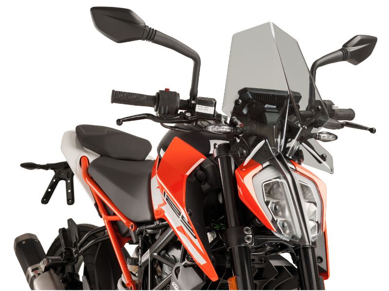 Obrázok z Plexi štít Puig New Generation Sport tónované pre KTM Duke 125, 200, 390 17-