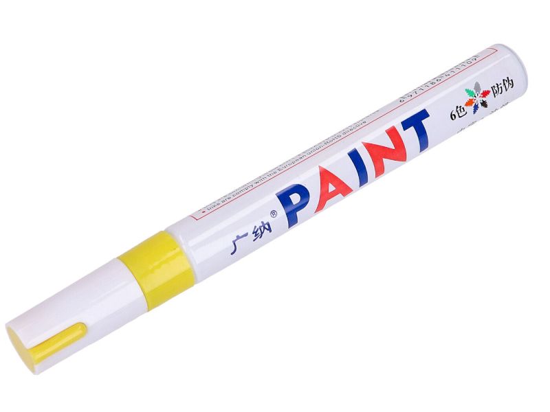 Obrázok z pneumatika marker pen žltá f.