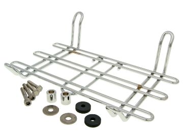 Obrázok z nosič batožiny Buzzetti chrom pre Vespa GT, GTS, GTV 125-300ccm