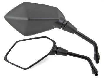 Obrázok z zrkadlo sada ODF čierna farba M8 / M10 E-schválenie univerzal 