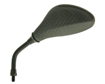 Obrázok z zrkadlo flash carbonový vzhľad  ľavá strana, M8 short závit 